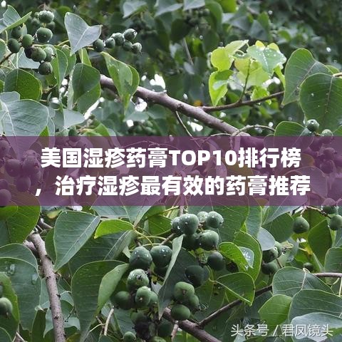 美国湿疹药膏TOP10排行榜，治疗湿疹最有效的药膏推荐