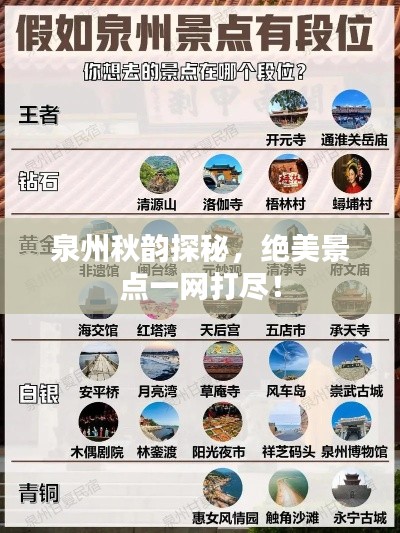 泉州秋韵探秘，绝美景点一网打尽！